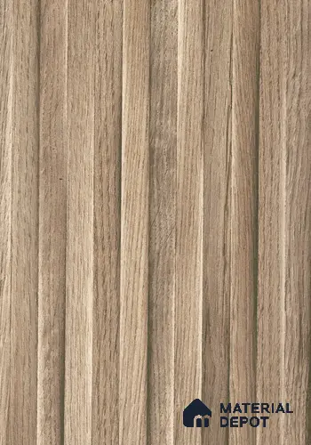 A close-up of a Brown FM 1738 with a Texture finish Decorative Laminate available at Material Depot in Bangalore