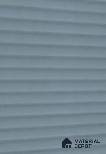 Powder Blue Fluted Solid Color GW Crystal Z+ 1132 8 ft x 4 ft Matte Finish Decorative Laminate - 1.25 mm | Suitable for TV Unit,Wardrobe, Kitchen Cabinets