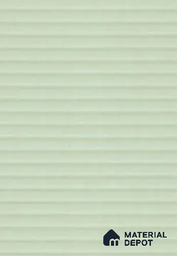 Pale Mint Green Fluted Solid Color GW Crystal Z+ 1139 8 ft x 4 ft Matte Finish Decorative Laminate - 1.25 mm | Suitable for TV Unit,Wardrobe, Kitchen Cabinets