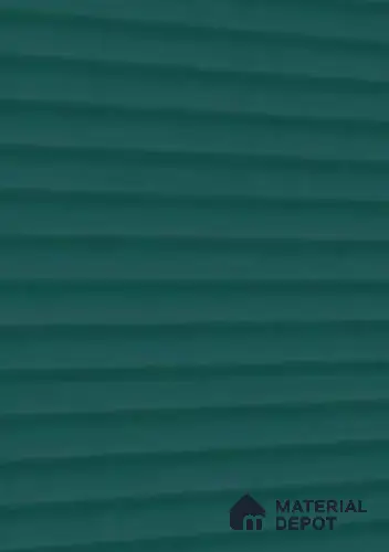 Teal Green Fluted Solid Color GW Crystal Z+ 1140 8 ft x 4 ft Matte Finish Decorative Laminate - 1.25 mm | Suitable for TV Unit,Wardrobe, Kitchen Cabinets