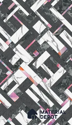 Multi Colour Digital Look HD 7005 8 ft x 4 ft Texture Finish Decorative Laminate - 1.25 mm | Suitable for TV Unit, Wardrobe, Kitchen Cabinets