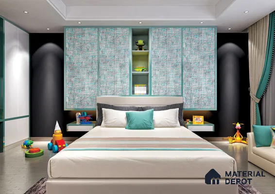 Multi Colour Digital Look HD 7025 8 ft x 4 ft Texture Finish Decorative Laminate - 1.25 mm | Suitable for TV Unit, Wardrobe, Kitchen Cabinets