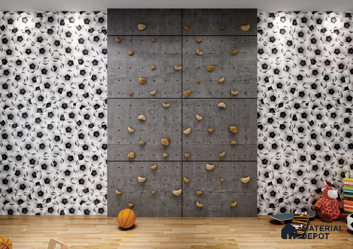 Multi Colour Digital Look HD 7028 8 ft x 4 ft Texture Finish Decorative Laminate - 1.25 mm | Suitable for TV Unit, Wardrobe, Kitchen Cabinets