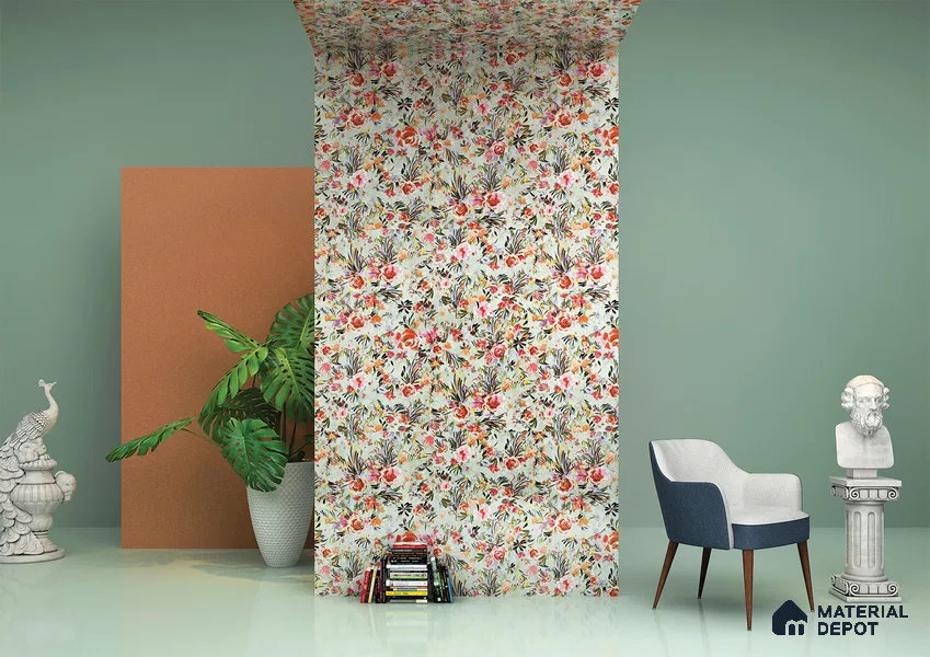 Multi Colour Digital Look HD 7033 8 ft x 4 ft Texture Finish Decorative Laminate - 1.25 mm | Suitable for TV Unit, Wardrobe, Kitchen Cabinets