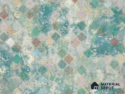 Green Digital Look HD 7035 8 ft x 4 ft Texture Finish Decorative Laminate - 1.25 mm | Suitable for TV Unit, Wardrobe, Kitchen Cabinets