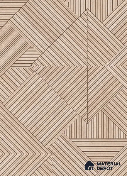 Patterned Look HD 7043 8 ft x 4 ft High Gloss Finish Decorative Laminate - 1.25 mm | Suitable for Bedroom, TV Unit, Wardrobe