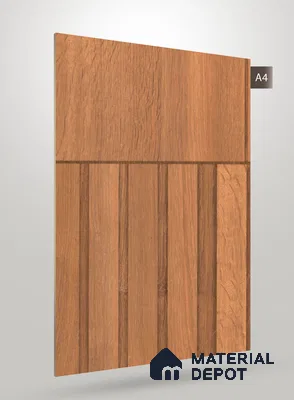 Wooden Look HD 7054 8 ft x 4 ft Texture Finish Decorative Laminate - 1.25 mm | Suitable for TV Unit, Wardrobe, Kitchen Cabinets
