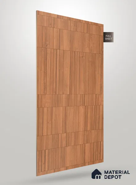 Wooden Look HD 7054 8 ft x 4 ft Texture Finish Decorative Laminate - 1.25 mm | Suitable for TV Unit, Wardrobe, Kitchen Cabinets