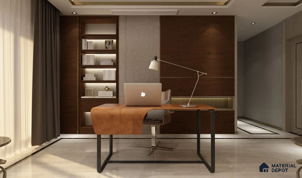 Wooden Look HRD 457 Horizontal Rain Drop 8 ft x 4 ft Texture Finish Decorative Laminate - 1 mm | Suitable for TV Unit, Wardrobe, Kitchen Cabinets
