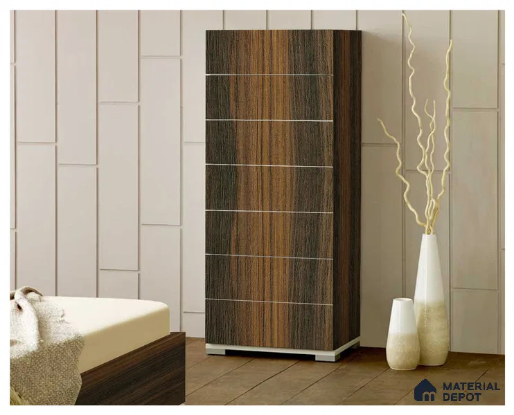 Wooden Look HTR 1619 Horizontal Tuscan Rose 8 ft x 4 ft Texture Finish Decorative Laminate - 1.25 mm | Suitable for TV Unit, Wardrobe, Kitchen Cabinets