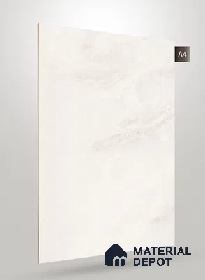 White Marble Look IG 1776 8 ft x 4 ft Texture Finish Decorative Laminate - 1.25 mm | Suitable for TV Unit, Wardrobe, Kitchen Cabinets