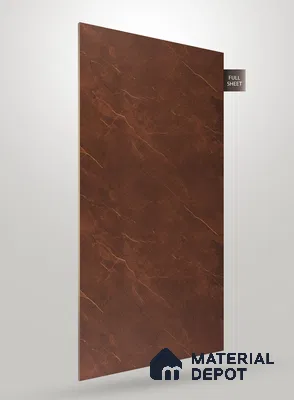 Brown Marble Look IG 1789 8 ft x 4 ft Texture Finish Decorative Laminate - 1.25 mm | Suitable for TV Unit, Wardrobe, Kitchen Cabinets