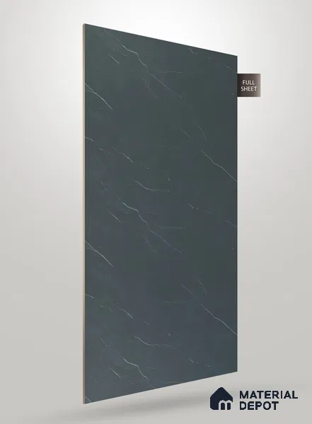 Grey Marble Look IG 1790 8 ft x 4 ft Texture Finish Decorative Laminate - 1.25 mm | Suitable for TV Unit, Wardrobe, Kitchen Cabinets