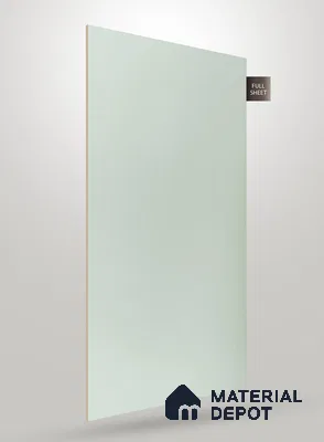 Pale Mint Green Fluted Solid Color JB 653 8 ft x 4 ft Matte Finish Decorative Laminate - 1 mm | Suitable for TV Unit,Wardrobe, Kitchen Cabinets