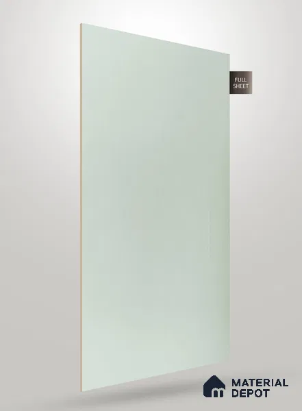 Pale Mint Green Fluted Solid Color JB 653 8 ft x 4 ft Matte Finish Decorative Laminate - 1 mm | Suitable for TV Unit,Wardrobe, Kitchen Cabinets