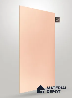 Blush Pink Fluted Solid Color JB 655 8 ft x 4 ft Matte Finish Decorative Laminate - 1 mm | Suitable for TV Unit,Wardrobe, Kitchen Cabinets