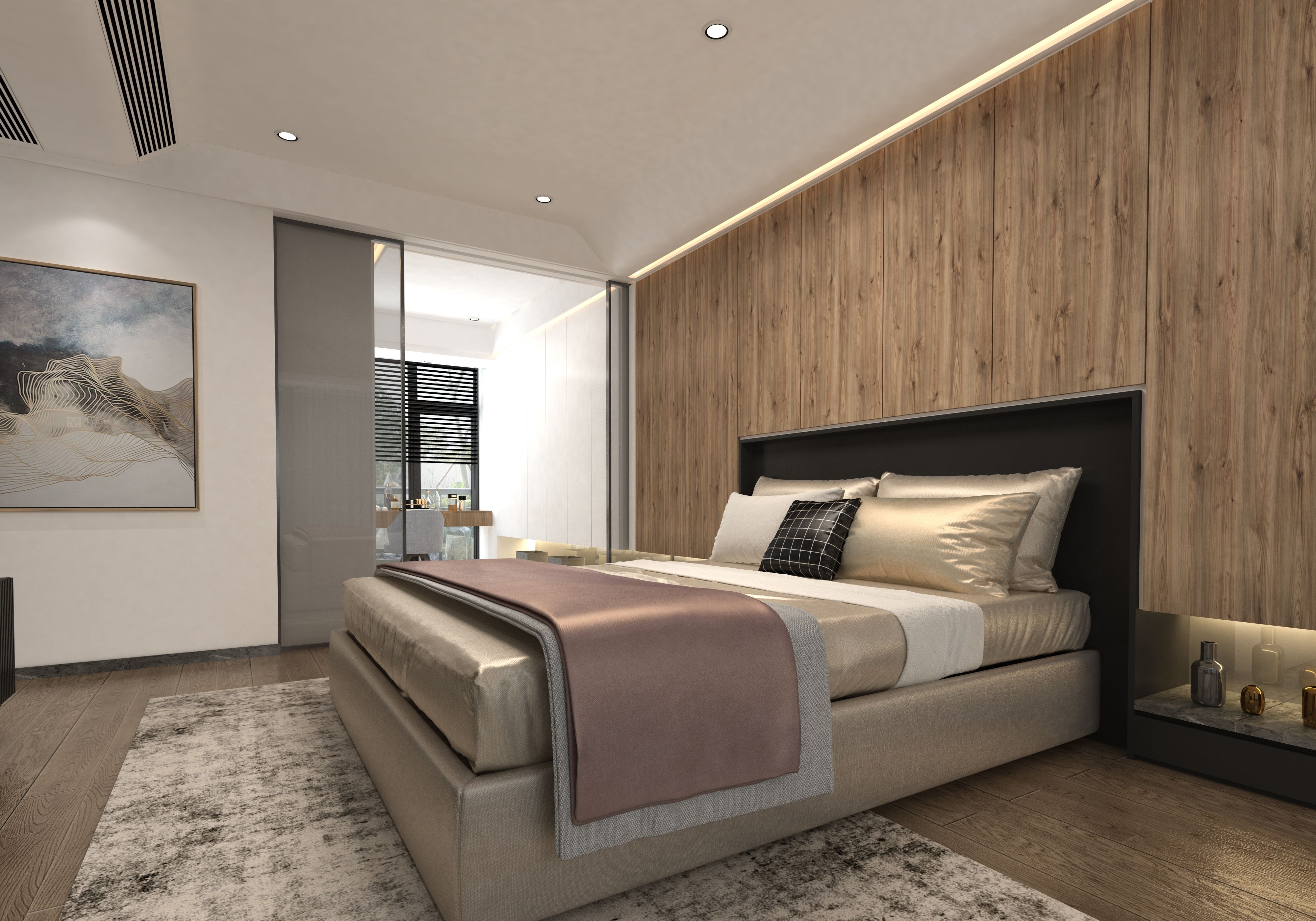 Wooden Look LG 1663 Lime Grove 8 ft x 4 ft Texture Finish Decorative Laminate - 1.25 mm | Suitable for TV Unit, Wardrobe, Kitchen Cabinets