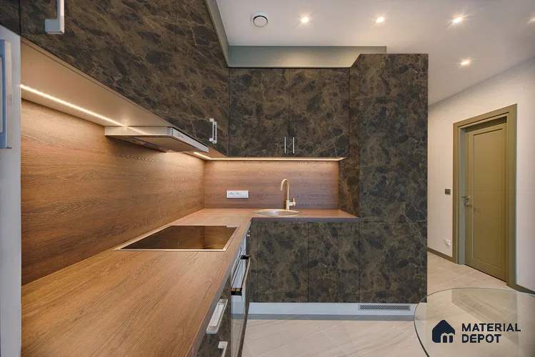 Stone Look LM 526 Lime Stone 8 ft x 4 ft Texture Finish Decorative Laminate - 1 mm | Suitable for TV Unit, Wardrobe, Kitchen Cabinets