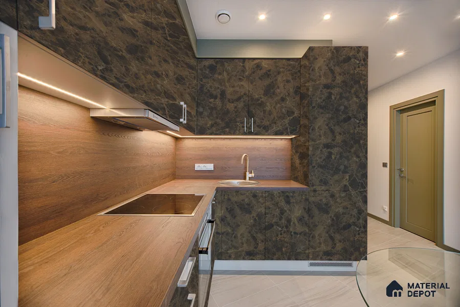 Stone Look LM 526 Lime Stone 8 ft x 4 ft Texture Finish Decorative Laminate - 1 mm | Suitable for TV Unit, Wardrobe, Kitchen Cabinets