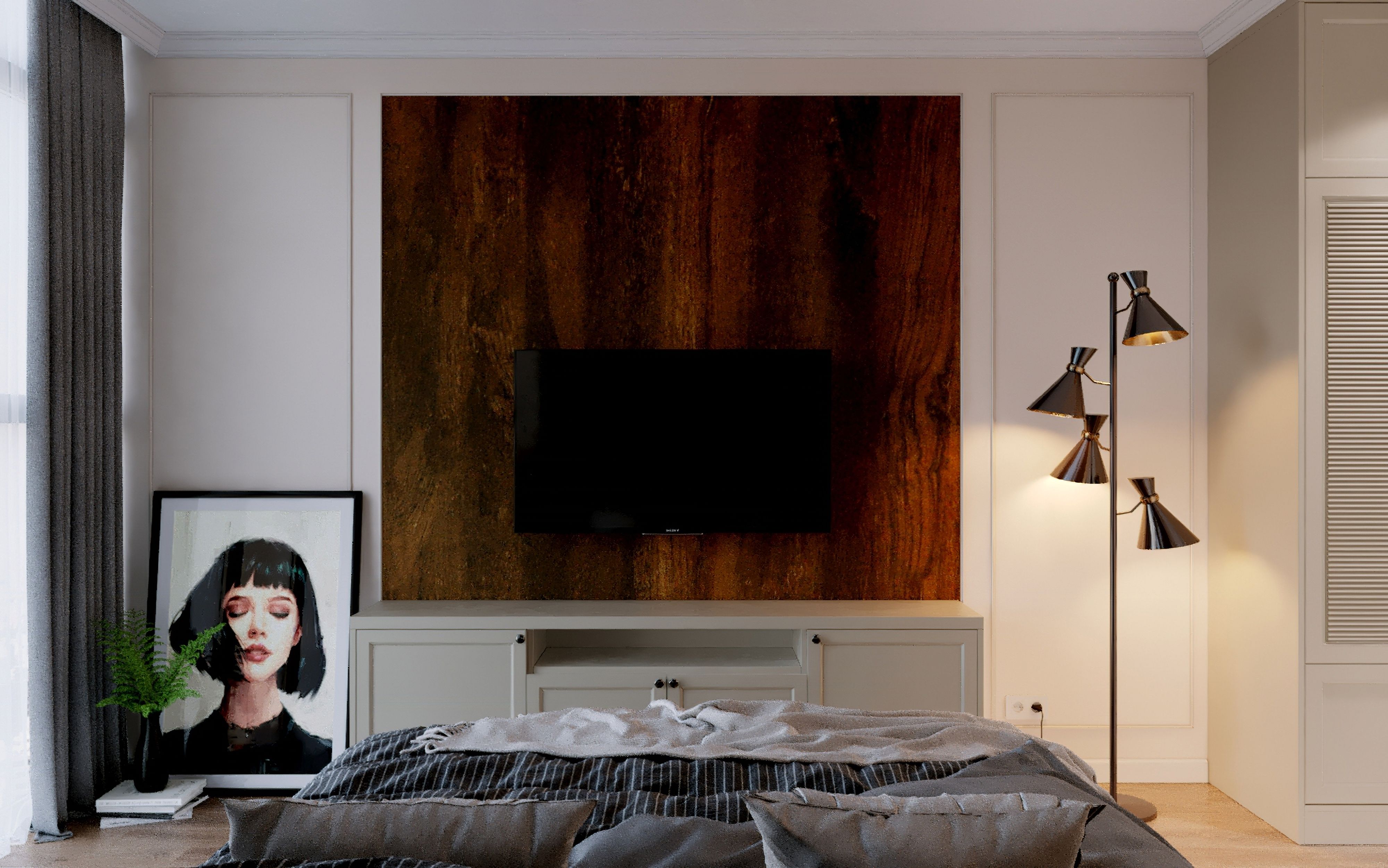 Wooden Look LS 1437 Lush 8 ft x 4 ft Texture Finish Decorative Laminate - 1.25 mm | Suitable for TV Unit, Wardrobe, Kitchen Cabinets