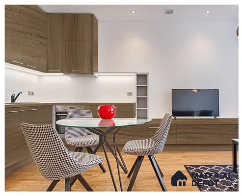 Wooden Look MF 1337 Micro Fiber 8 ft x 4 ft Texture Finish Decorative Laminate - 1.25 mm | Suitable for TV Unit, Wardrobe, Kitchen Cabinets