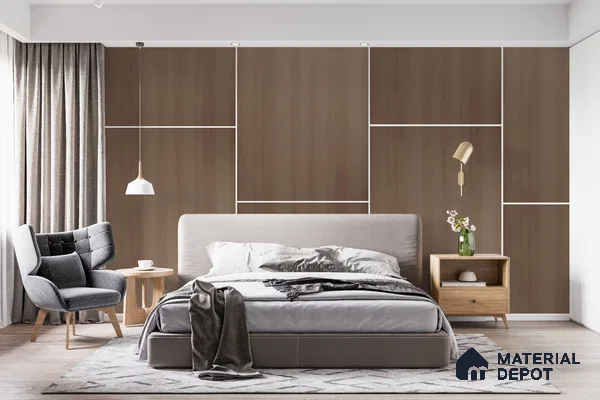 Wooden Look MM 1717 Monsoon Mood 8 ft x 4 ft Texture Finish Decorative Laminate - 1.25 mm | Suitable for TV Unit, Wardrobe, Kitchen Cabinets