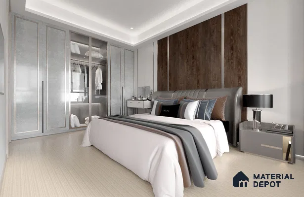 Wooden Look MM 1720 Monsoon Mood 8 ft x 4 ft Texture Finish Decorative Laminate - 1.25 mm | Suitable for TV Unit, Wardrobe, Kitchen Cabinets