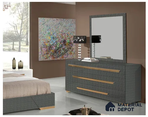 Patterned Look MQ 1104 Marquise 8 ft x 4 ft Texture Finish Decorative Laminate - 1.25 mm | Suitable for Bedroom, TV Unit, Wardrobe