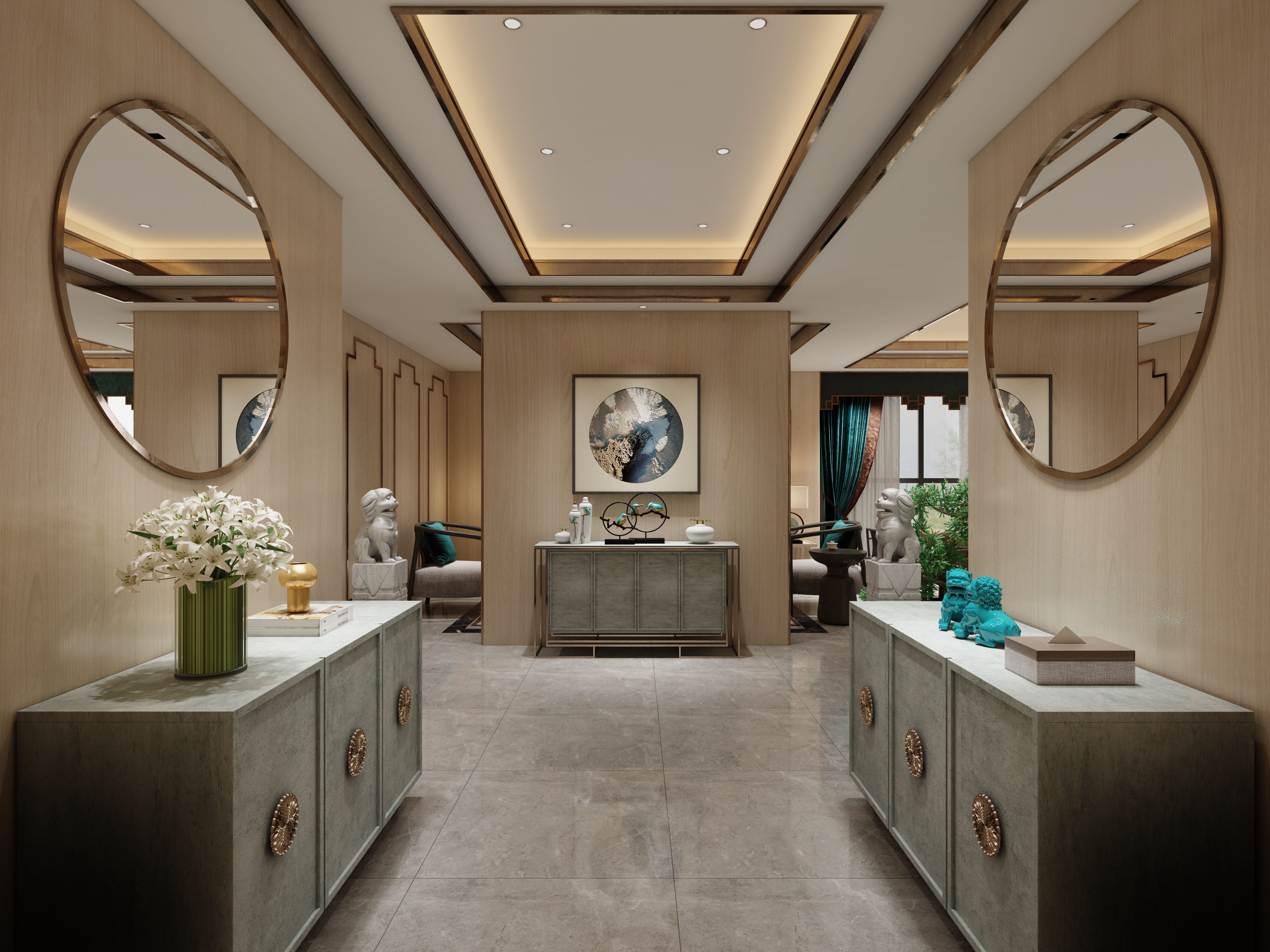 Green Marble Look MR 1587 8 ft x 4 ft Texture Finish Decorative Laminate - 1.25 mm | Suitable for TV Unit, Wardrobe, Kitchen Cabinets