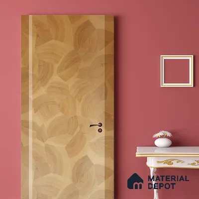 Wooden Look MS 956 Modern Storkes 8 ft x 4 ft Texture Finish Decorative Laminate - 1 mm | Suitable for TV Unit, Wardrobe, Kitchen Cabinets