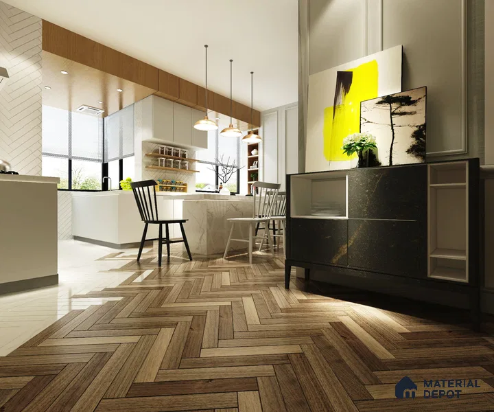 Grey Marble Look MT 1660 Mustang 8 ft x 4 ft Texture Finish Decorative Laminate - 1.25 mm | Suitable for TV Unit, Wardrobe, Kitchen Cabinets