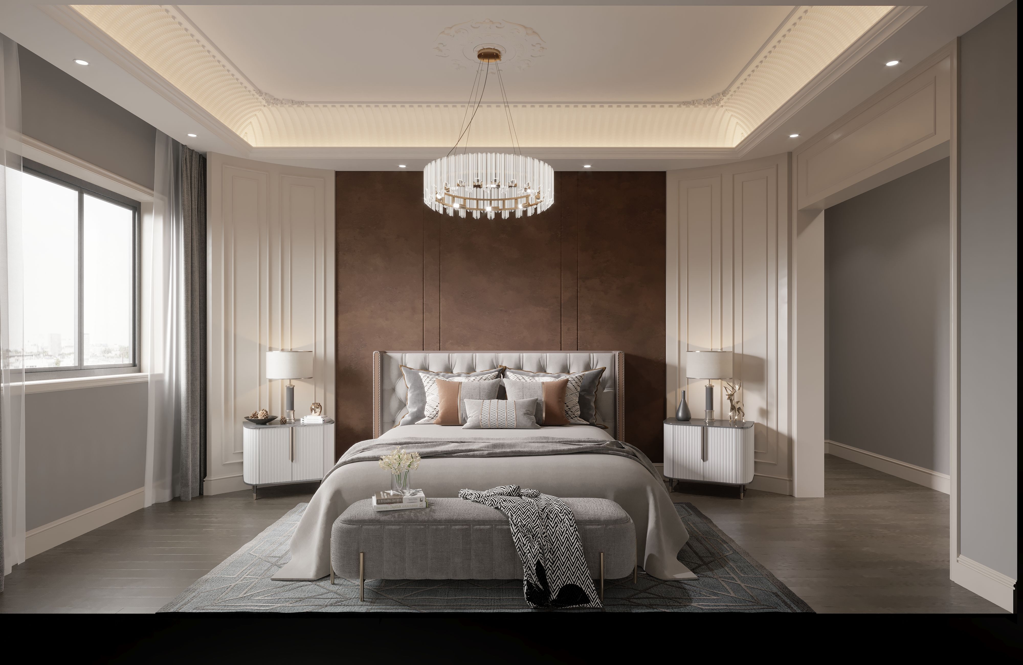 Brown Rustic Look MT 550 8 ft x 4 ft Texture Finish Decorative Laminate - 1 mm | Suitable for TV Unit, Wardrobe, Kitchen Cabinets