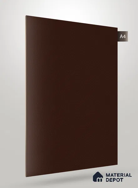 Brown Leather Look NM BL 8010 8 ft x 4 ft Texture Finish Decorative Laminate - 1.25 mm | Suitable for TV Unit, Wardrobe, Kitchen Cabinets