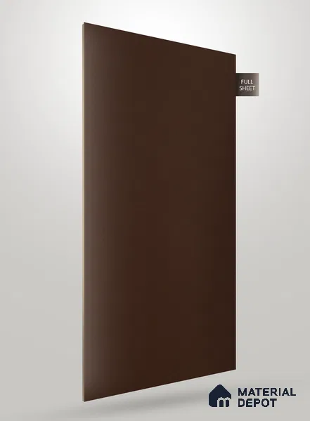 Brown Leather Look NM BL 8010 8 ft x 4 ft Texture Finish Decorative Laminate - 1.25 mm | Suitable for TV Unit, Wardrobe, Kitchen Cabinets