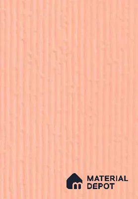 Peach Orange Fluted Solid Color NT 125 8 ft x 4 ft Matte Finish Decorative Laminate - 1 mm | Suitable for TV Unit,Wardrobe, Kitchen Cabinets