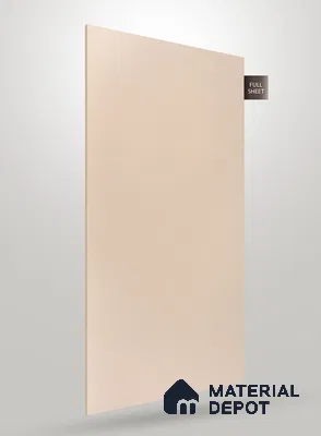 Light Beige Fluted Solid Color NT 241 8 ft x 4 ft Matte Finish Decorative Laminate - 1 mm | Suitable for TV Unit,Wardrobe, Kitchen Cabinets