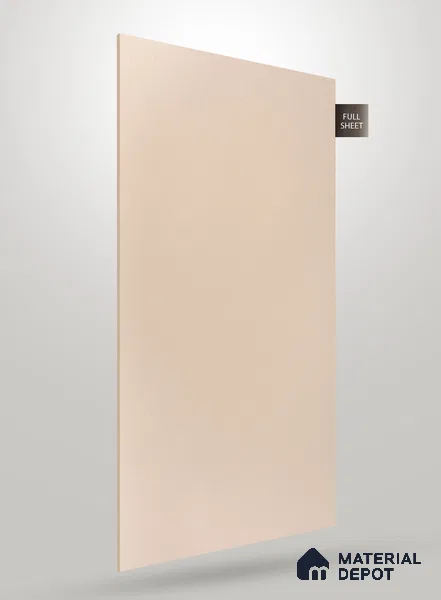 Light Beige Fluted Solid Color NT 241 8 ft x 4 ft Matte Finish Decorative Laminate - 1 mm | Suitable for TV Unit,Wardrobe, Kitchen Cabinets