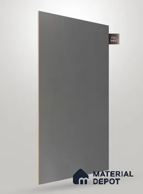 Slate Grey Fluted Solid Color NT 249 8 ft x 4 ft Matte Finish Decorative Laminate - 1 mm | Suitable for TV Unit,Wardrobe, Kitchen Cabinets