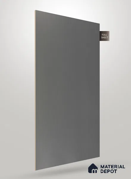 Slate Grey Fluted Solid Color NT 249 8 ft x 4 ft Matte Finish Decorative Laminate - 1 mm | Suitable for TV Unit,Wardrobe, Kitchen Cabinets