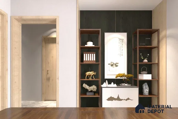 Wooden Look OP 1596 Old Paint 8 ft x 4 ft Texture Finish Decorative Laminate - 1.25 mm | Suitable for TV Unit, Wardrobe, Kitchen Cabinets