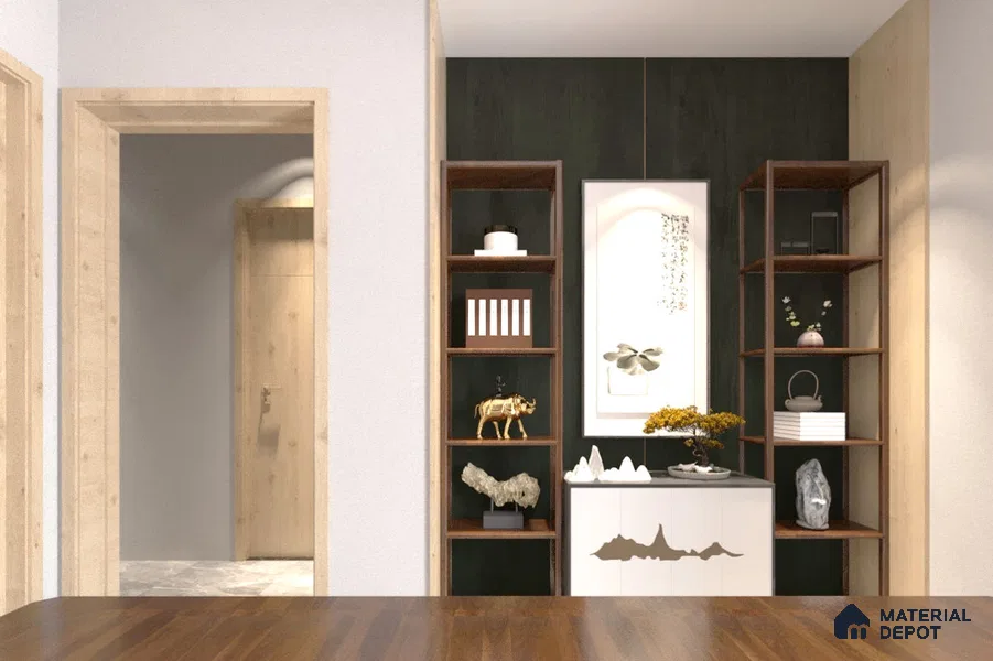 Wooden Look OP 1596 Old Paint 8 ft x 4 ft Texture Finish Decorative Laminate - 1.25 mm | Suitable for TV Unit, Wardrobe, Kitchen Cabinets