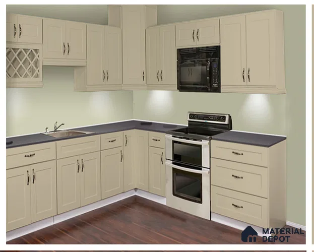 Beige Solid Colors Look PU 129 8 ft x 4 ft Super Matte Finish Decorative Laminate - 1 mm | Suitable for Living Room, Kitchen, Office