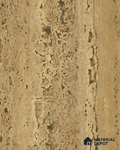 Brown Marble Look PU 1335 8 ft x 4 ft PU Finish Decorative Laminate - 1.25 mm | Suitable for TV Unit, Wardrobe, Kitchen Cabinets