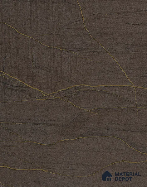 Brown Marble Look PU 1365 8 ft x 4 ft High Gloss Finish Decorative Laminate - 1.25 mm | Suitable for TV Unit, Wardrobe, Kitchen Cabinets