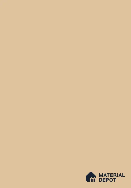 Beige Solid Colors Look PU 138 8 ft x 4 ft Super Matte Finish Decorative Laminate - 1 mm | Suitable for Living Room, Kitchen, Office