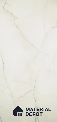 Beige Marble Look PU 1613 8 ft x 4 ft High Gloss Finish Decorative Laminate - 1.25 mm | Suitable for TV Unit, Wardrobe, Kitchen Cabinets