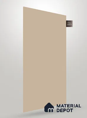 Brown Solid Colors Look PU 246 8 ft x 4 ft Super Matte Finish Decorative Laminate - 1 mm | Suitable for Living Room, Kitchen, Office