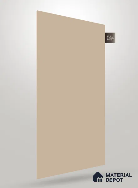 Brown Solid Colors Look PU 246 8 ft x 4 ft Super Matte Finish Decorative Laminate - 1 mm | Suitable for Living Room, Kitchen, Office