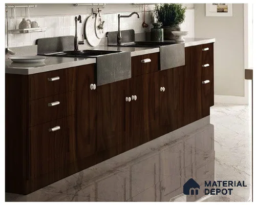 Wooden Look PU 27 8 ft x 4 ft High Gloss Finish Decorative Laminate - 1 mm | Suitable for TV Unit, Wardrobe, Kitchen Cabinets