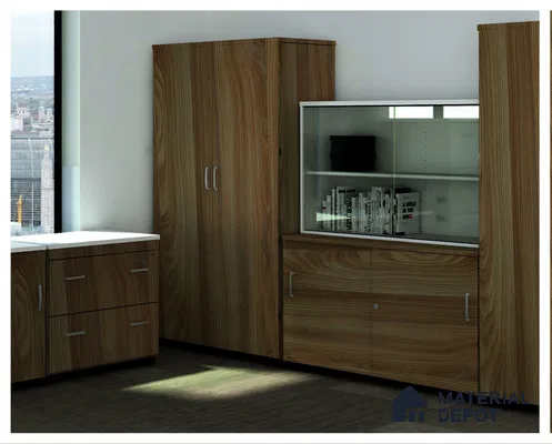 Wooden Look PU 420 8 ft x 4 ft PU Finish Decorative Laminate - 1 mm | Suitable for TV Unit, Wardrobe, Kitchen Cabinets